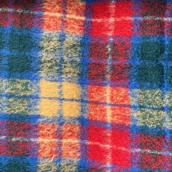 VTG Buchanan Mohair Genuine Clan Tartan 71" x 46" - Picture 7 of 11